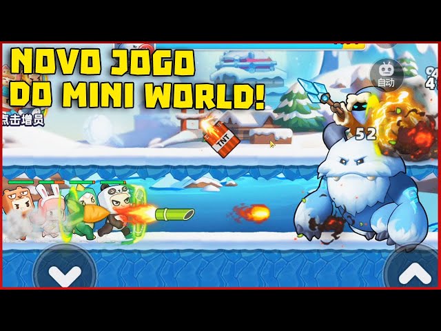 Novo jogo de corrida do MINI WORLD com vários BOSSES! 