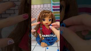 EASY 4th of July hairstyle ❤️ | How to put beads in your hair #shorts #babyalive #4thofjuly #hair