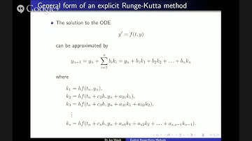 Explicit Runge-Kutta Methods Part 1
