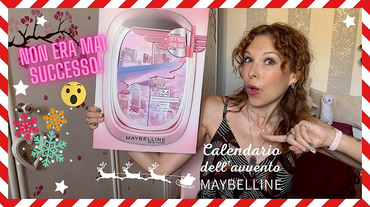 CALENDARIO AVVENTO MAYBELLINE 2024 con sorpresa inaspettata! 🎁