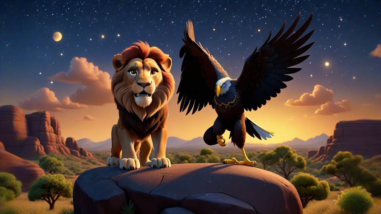 Leo Lion Roars to the Moon | Animal Adventure Rhyme for Kids | Baby Songs and Preschool Fun