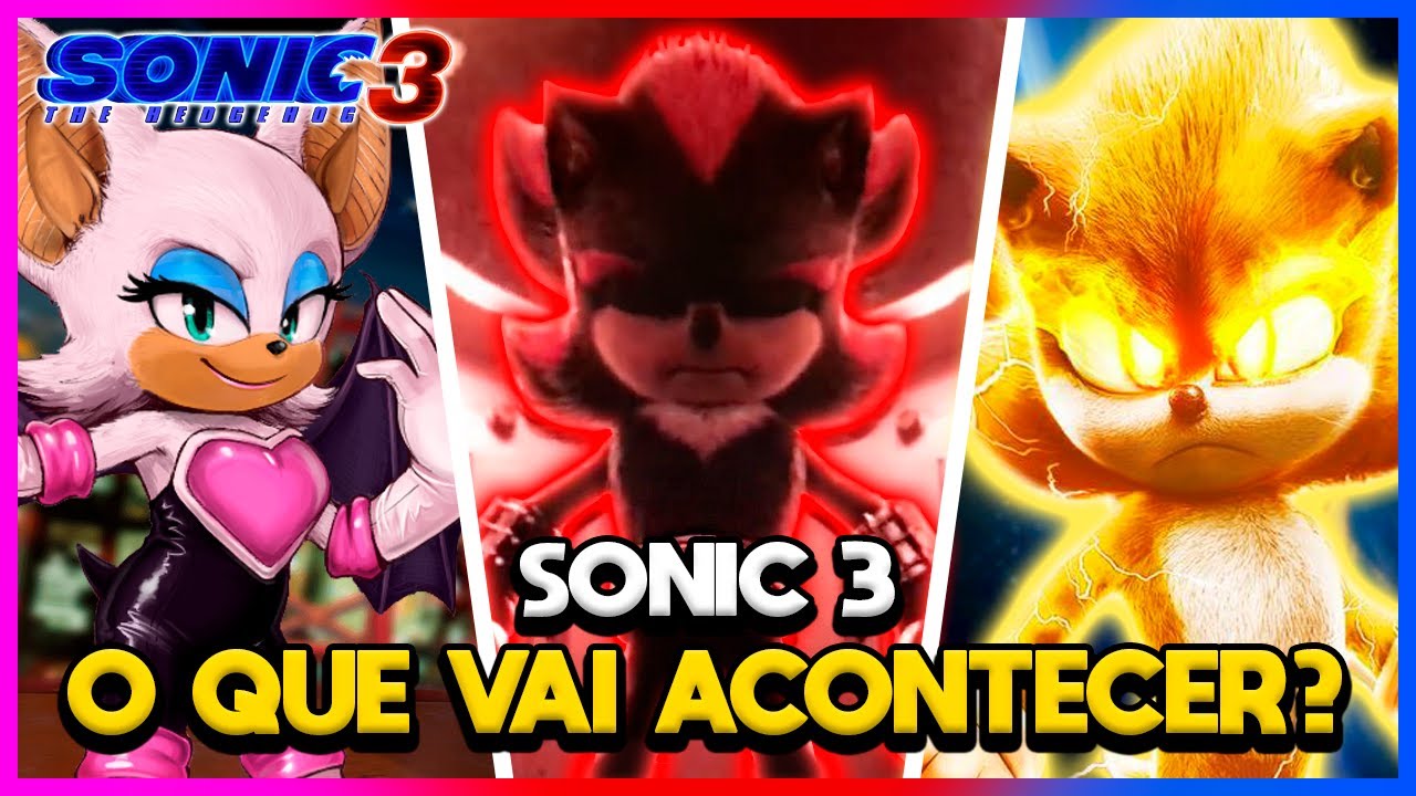 Sonic 3 o filme - quem pode aparecer ?! #sonic #sonic2