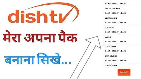 Dish tv mera apna pack create kare | After trai New rules 2019