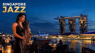 Singapore Blue Hour Jazz | Smooth Saxophone Lounge Above Marina Bay Sands