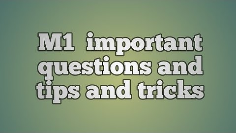 how to pass M1 easily diploma/ engineering/ /tips and tricks/ c20 c16 and C23 regulation