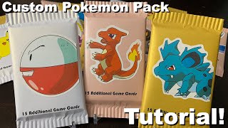 How to Make a Custom Pokémon Booster Pack at Home! screenshot 5