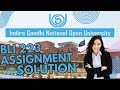 ✅ IGNOU BLI-223 Assignment 2024 | Solution in Hindi & English | ORGANISING AND MANAGING INFORMATION