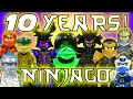 LEGO NINJAGO 10 YEARS IN 10 MINUTES