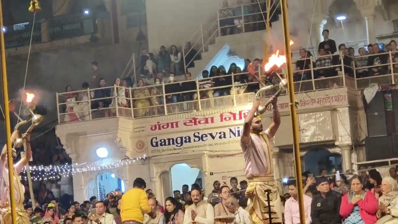Ganga Harathi @ varanasi Har har Mahadev 🙏🙏