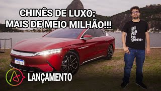 BYD Han sedan eletrico quer brigar com modelos alemaes