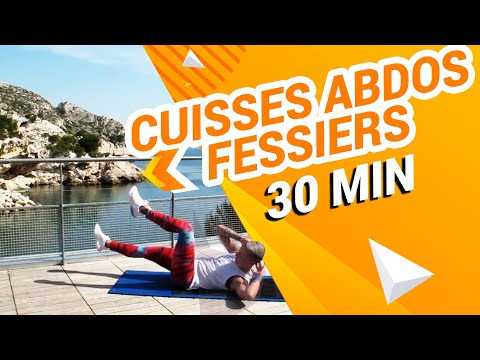 30 min de Cuisses Abdos Fessiers avec Gwen - Genae tv