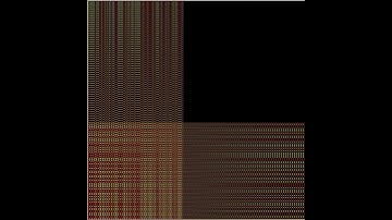 Hitomezashi Stitch Pattern, 90 Degrees, Rainbow Stitching #animation #geometricpatterns #art