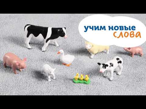 LER0835 Животные фермы Мамы и малыши | Jumbo Farm Animals - Mommas and Babies | Learning Resources