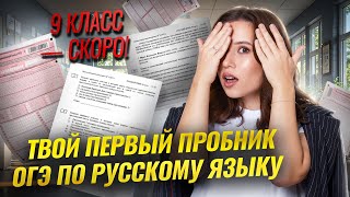 картинка: Твой первый пробник ОГЭ по русскому языку | Умскул