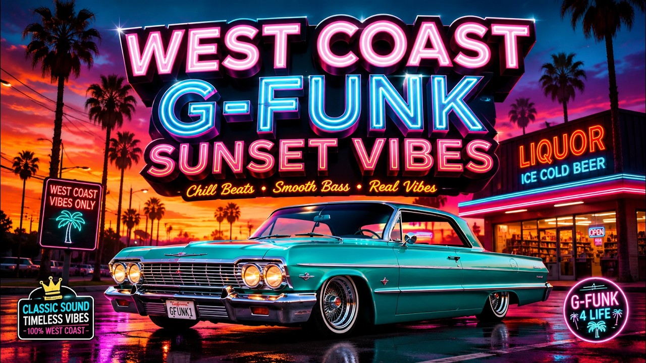 ☀️ Golden State Classics 🌴 Old School G-Funk Mix for Summer