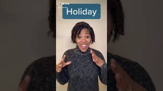 December Holidays in American Sign Language (ASL)