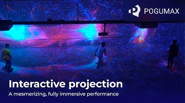 Interactive video mapping performance [POGUMAX]