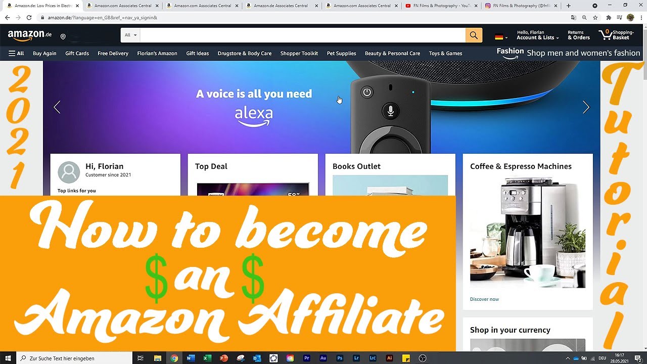 How To Become An Amazon Affiliate Step By Step In 2021! | Generate ...