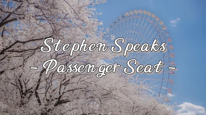 Stephen Speaks - Passenger Seat (Acoustic)(Lyrics Video)