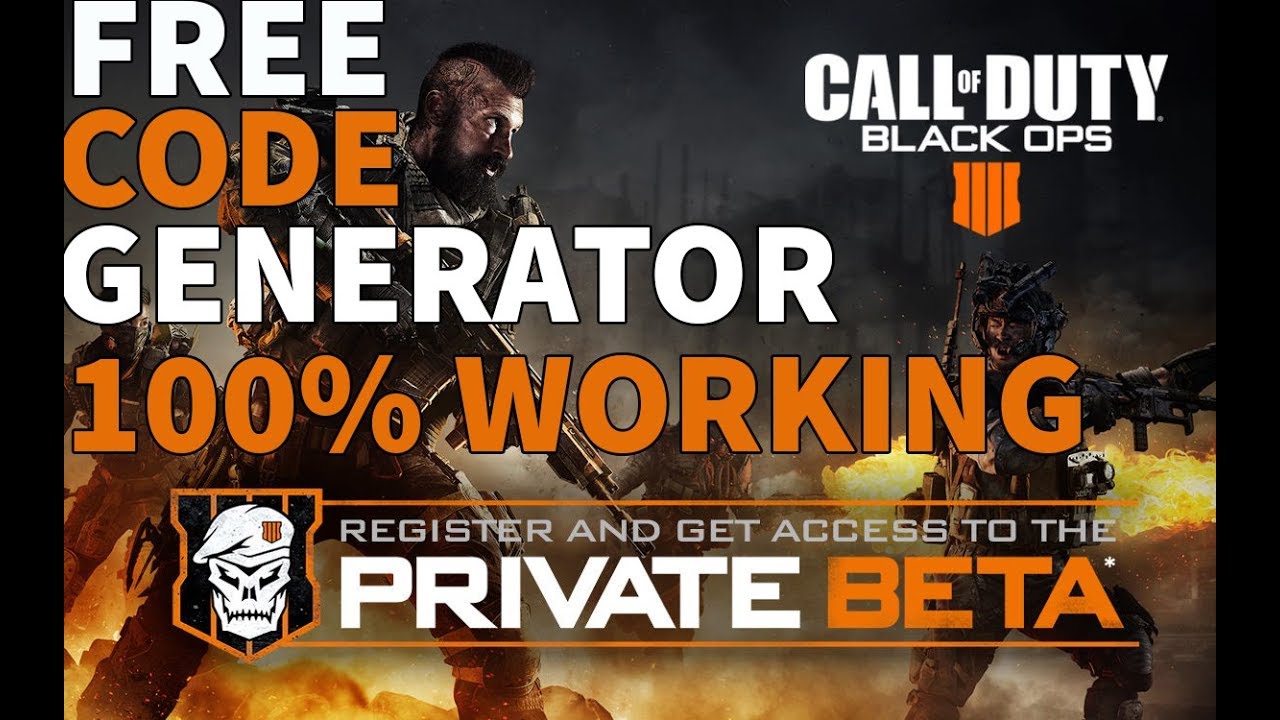 COD BLACK OPS 4 FREE CODE GENERATOR PS4 PC XBOX ONE - 