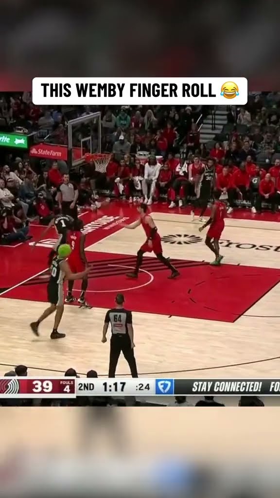 Wemby with the finger roll ?