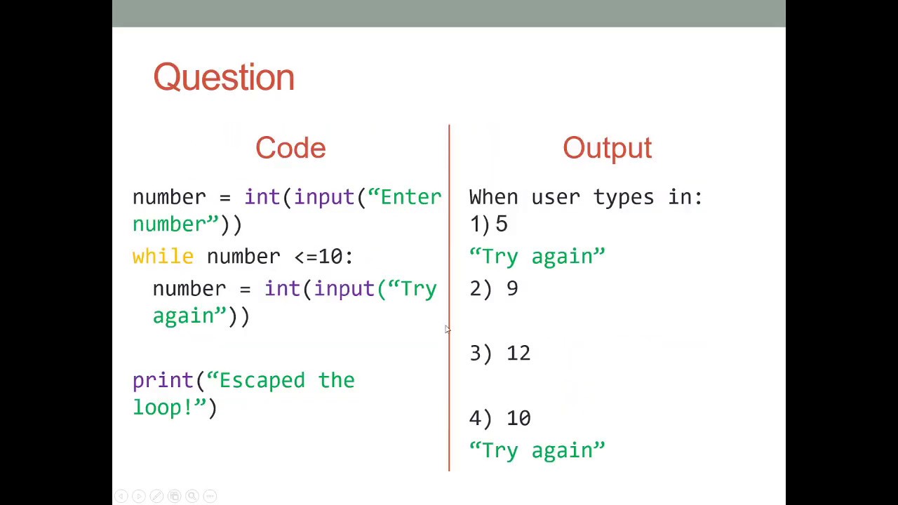 Python Lesson 13 - While Loops - YouTube
