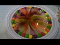 Разноцветная радуга из Skittles  порадуйте своих детей таким экспериментом