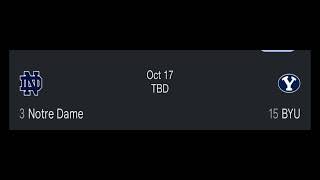 Predicting the Notre Dame football season