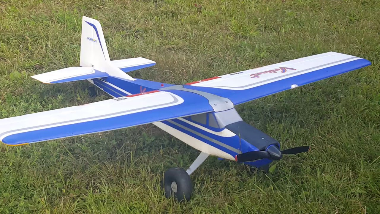 Eflite Valiant 1.3m With Nav Lights and Bush Wheels YouTube
