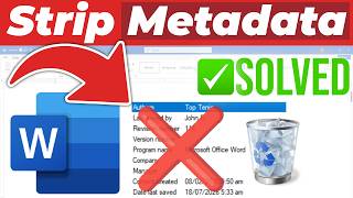 How to Strip Metadata from Word Document (Easy Step-by-Step)