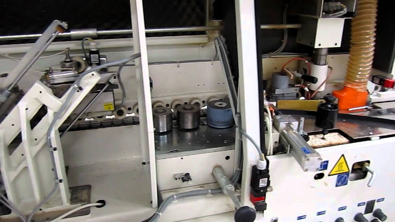 SCM Edge Banding Machine - YouTube