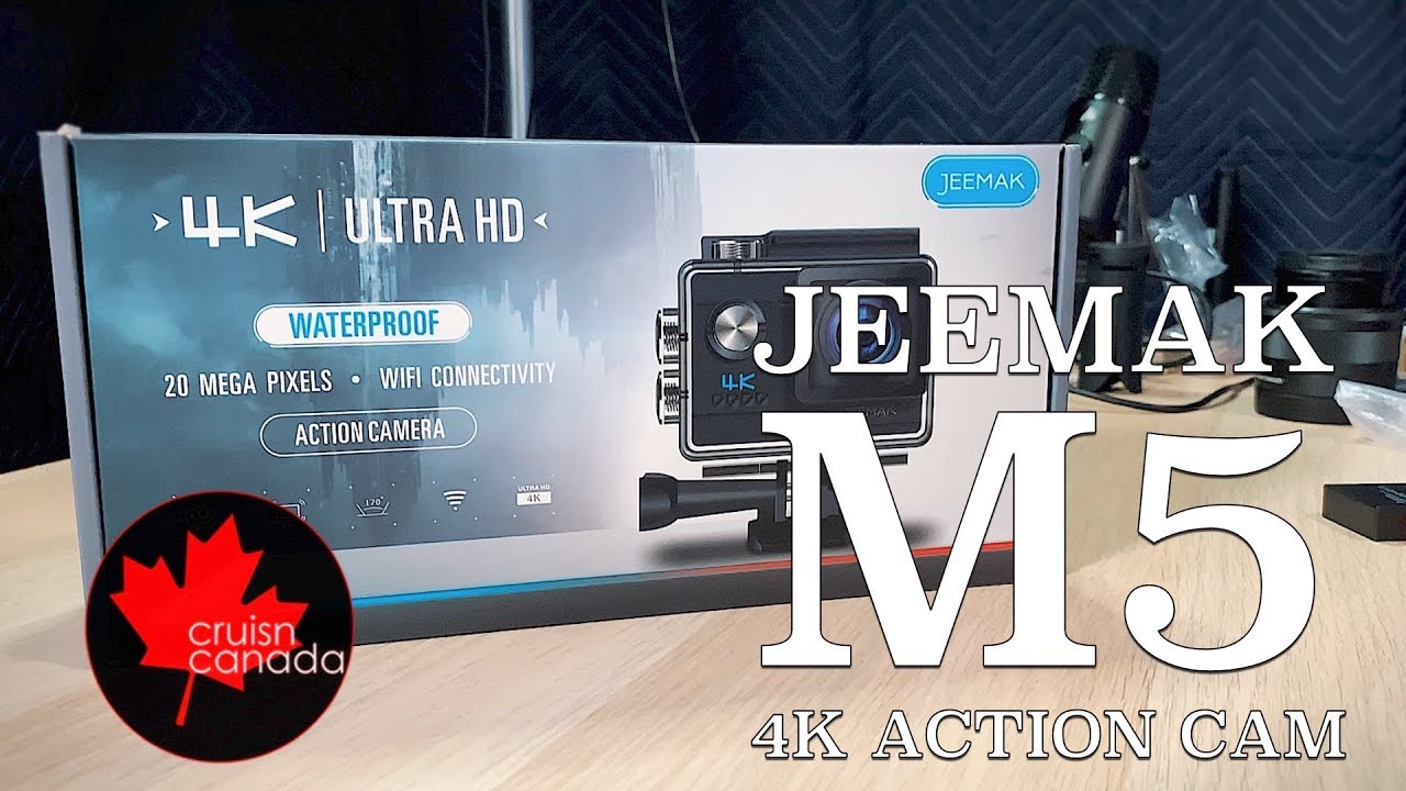 Jeemak M5 4K Action Cam Unboxing and First Look YouTube