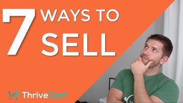 7 New Ways to sell your products online with Thrivecart
