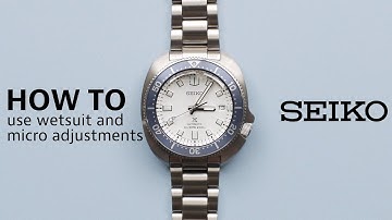 How to use the diver