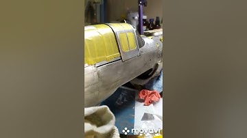 P-40e Scratch Built Metal Model.Alluminiun model. fuselage warhawk p 40e