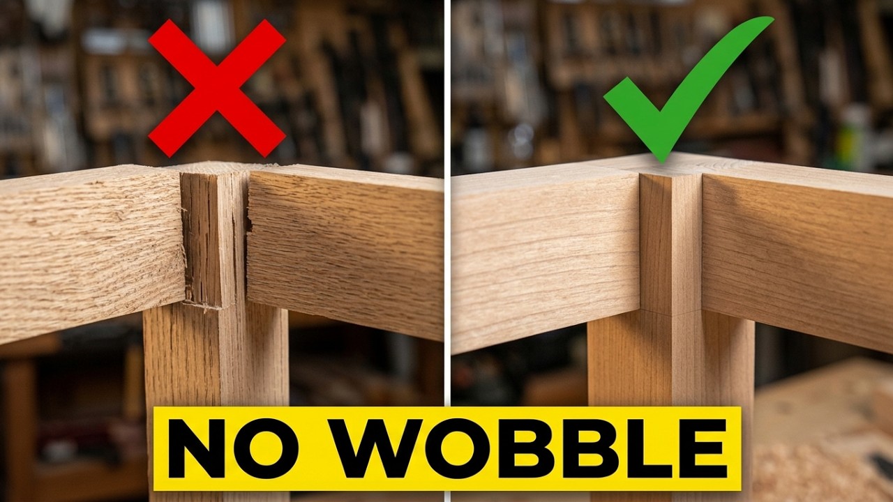 ⁠The Right Way to Attach Legs to a Table (No Wobble!) - YouTube