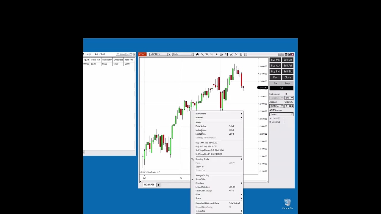 How to download import and add licensed indicators to NinjaTrader