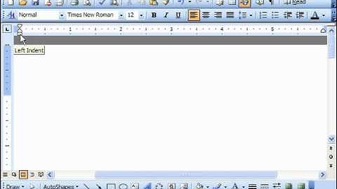 Word 2003 Tutorial Rulers Microsoft Training Lesson 1.9