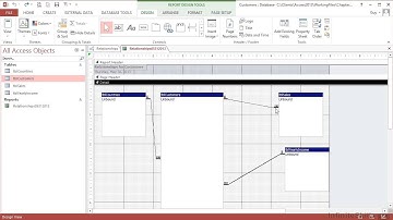 Microsoft Access 2013 Tutorial | Creating And Printing Relationship Reports