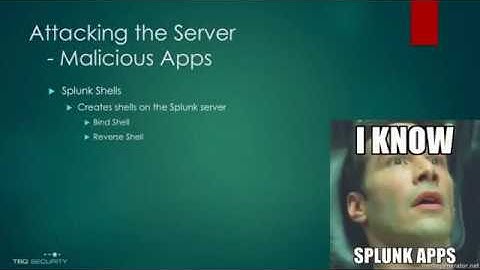 Ryan Hays - Weaponizing Splunk: Using Blue Team Tools for Evil