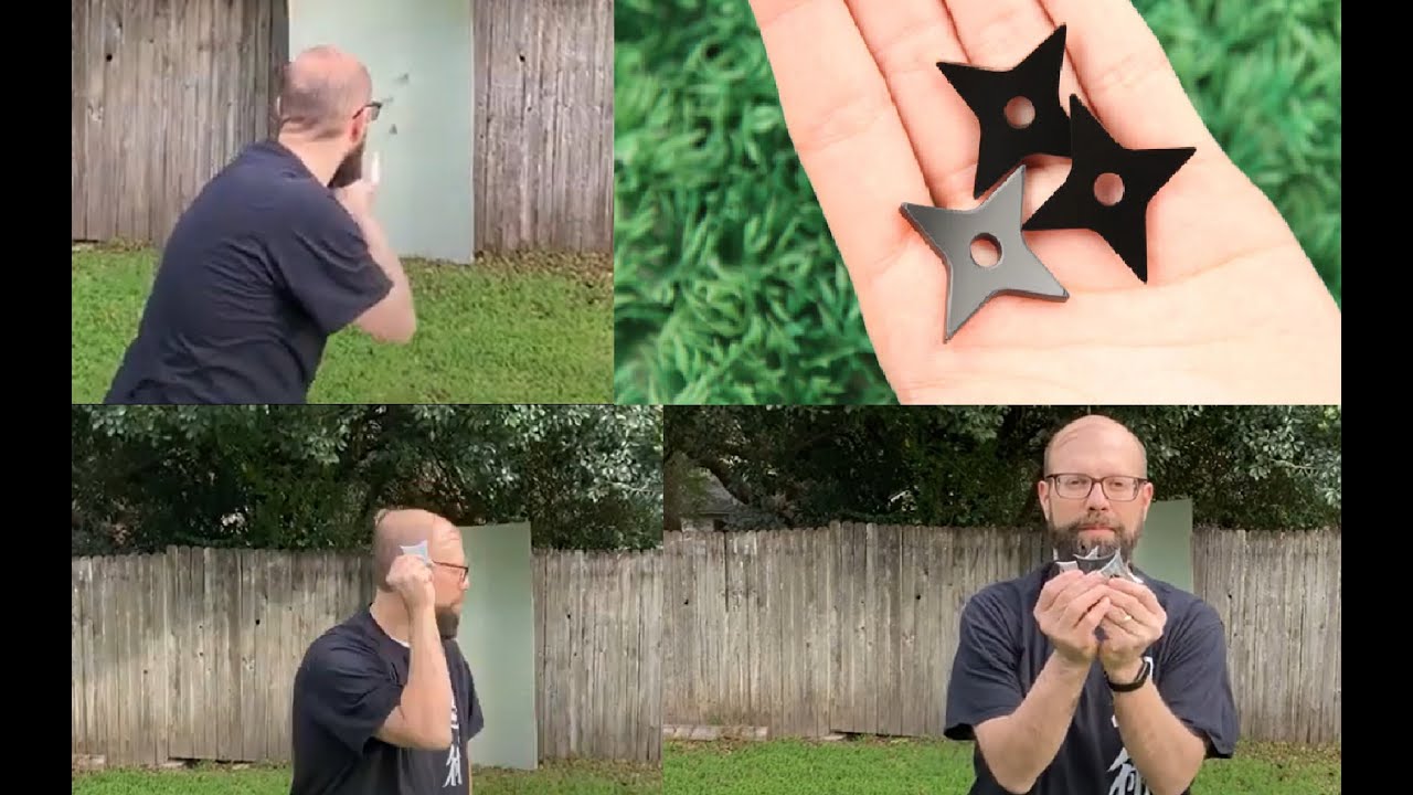 Throwing Stars/Shuriken 手裏剣 Demonstration 