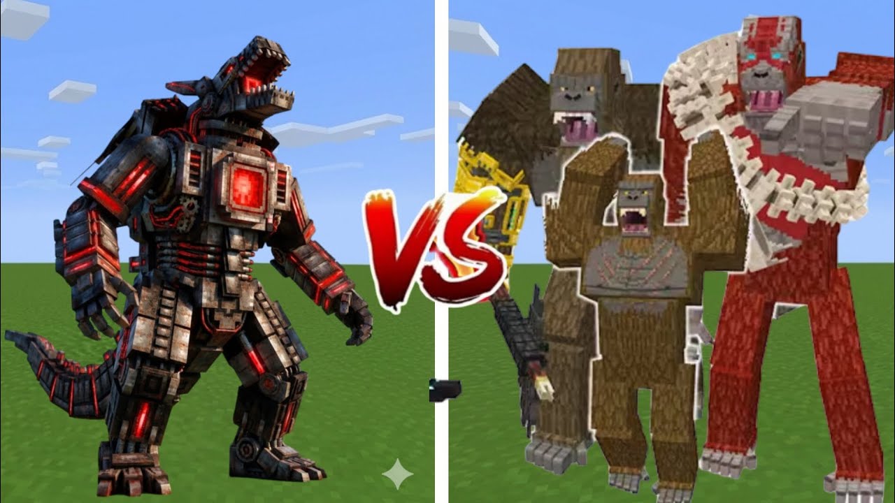 KAIJU CRAFT GODZILLA VS KING KONG !!
