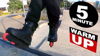 Inline Skating Guided Warm up | Half-pipe Edition