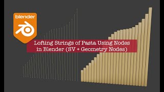 Celebrity LIVENODING Procedural Strings of Pasta Using Nodes Profile