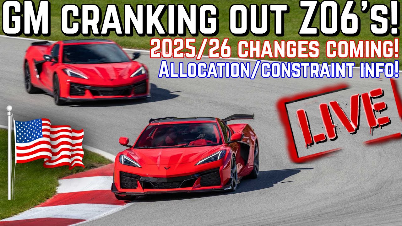 TONS of changes coming for the 2025 and 2026 C8 Corvette! C8 Z06