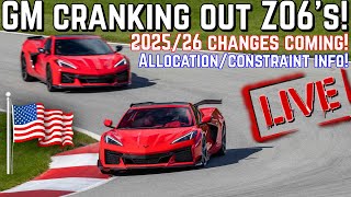 TONS of changes coming for the 2025 and 2026 C8 Corvette! C8 Z06's coming FAST now!