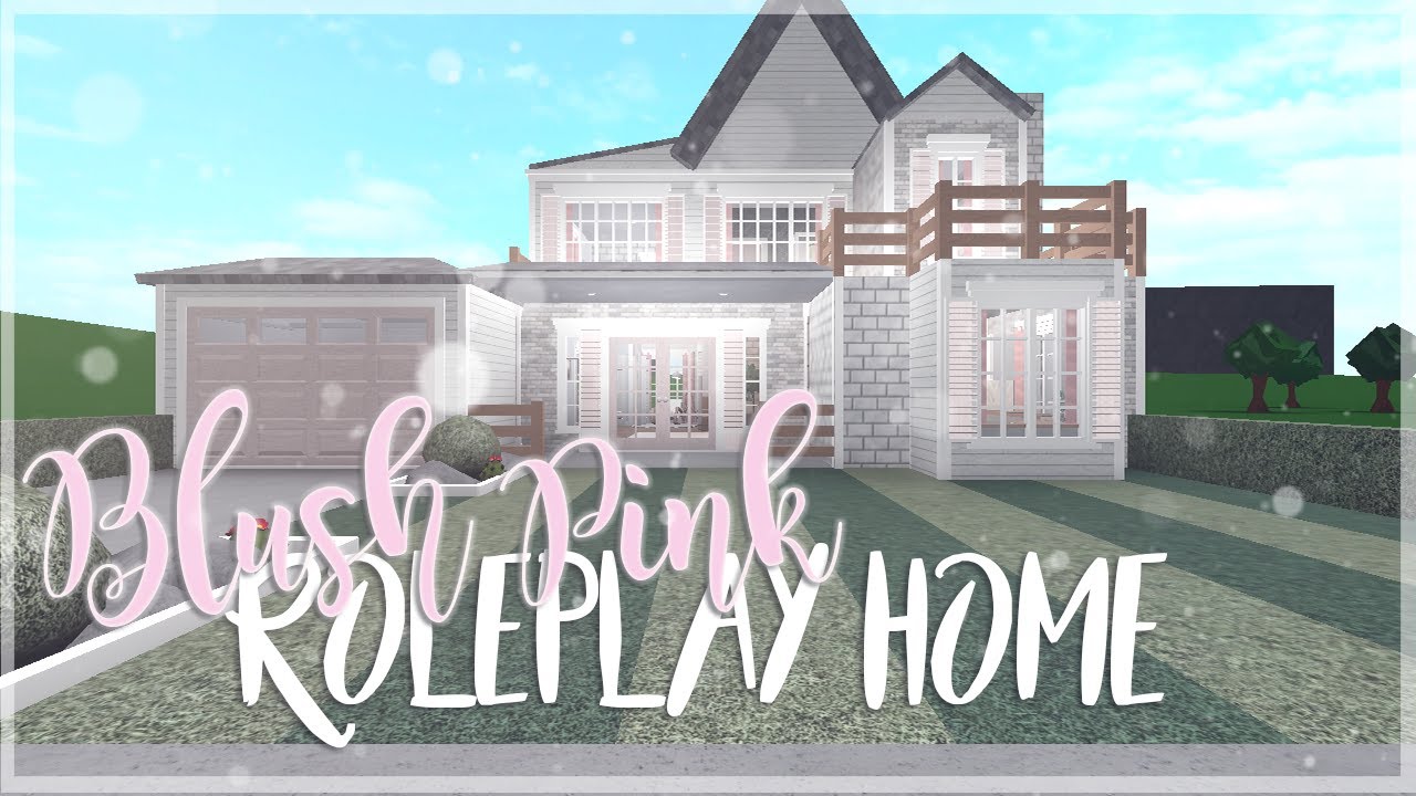 Blush Pink Roleplay Home: Part 1 (70k) - Bloxburg | Roblox - YouTube