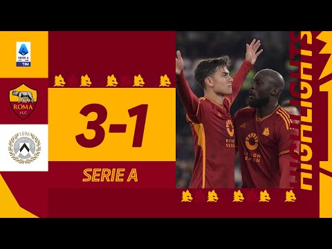 MANCINI, DYBALA, ELSHA! | Roma 3-1 Udinese | Serie A Highlights 2023-24