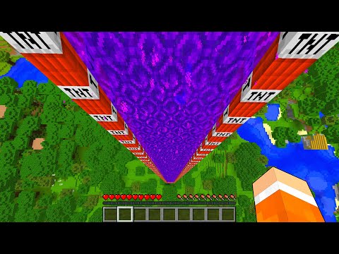 ZNALAZŁEM NAJDŁUŻSZY PORTAL z TNT w Minecraft!