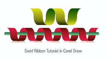 Swirl Ribbon Tutorial in Corel Draw | Line Tips Graphic